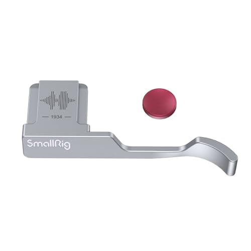 Image of SMALLRIG Thumb Grip with Hot Shoe Cover for FUJIFILM X100VI / X100V (Silver) - 4566