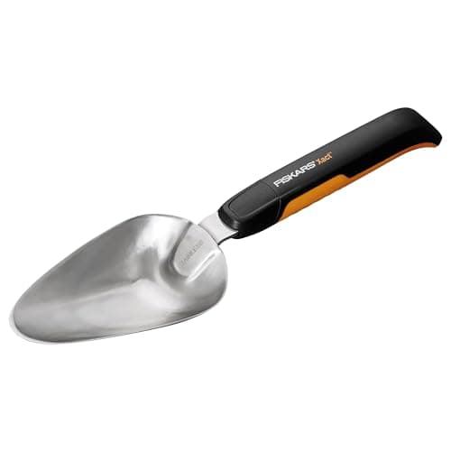 Image of Fiskars 315530-1001 Xact Garden Hand Trowel, Black/Silver