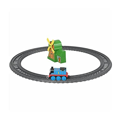 Image of Thomas and Friends GFF09 Track Master Push Along Thomas and the Windmill Metal Train Engine Playset