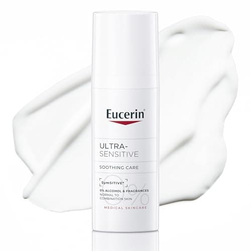 Image of Eucerin UltraSensitive Soothing Care Day Cream (Normal to Combination Skin) 50ml, Face Cream for Sensitive and Hypersensitive Skin, Irritation Relief Face Moisturiser, Fragrance-Free