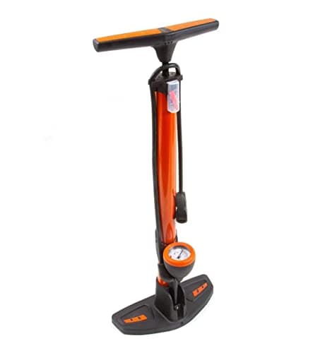 Image of Bike Track Floor Pump High Pressure With Gauge Metal Heavy Duty Schrader Presta 160 PSI - RRP £24.99