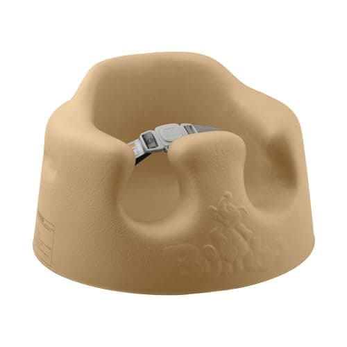 Image of Bumbo Floor Seat in Nutmeg - Baby Seat with 3-Point Safety Harness