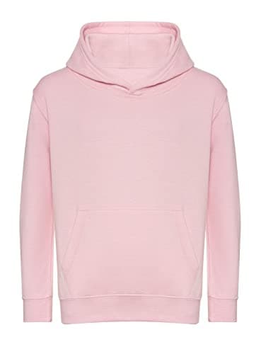Image of AWDis Just Hoods JH201J Kids Organic Hoodie - Baby Pink - 5-6 Years