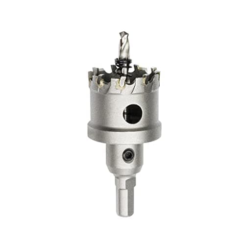 Image of Meccion TCT Carbide Hole Saw Drill Bit, Heavy Duty Industrial Grade Hole Cutter for Stainless Steel, Metal, Alloy, Cast Iron, Copper (32mm)