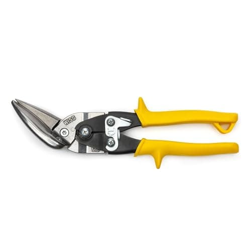 Image of Wiss Crescent M8OS Offset Straight Aviation Snips, Rolled Steel 9-4/5"/208.28mm
