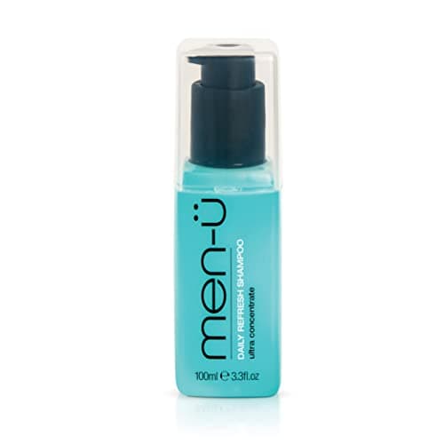 Image of men-ü DAILY REFRESH SHAMPOO 100ml for men, up to 120 shampoos, ultra-concentrate formula = long lasting & high performance - cleanses and refreshes, mens shampoo.