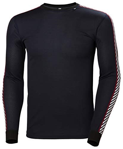 Image of Helly Hansen Men's Hh Lifa Stripe Crew Long Sleeve T Shirt, Carryover, L UK