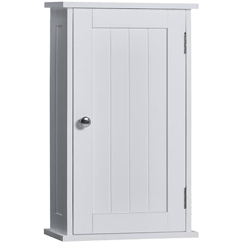 Image of Bath Vida Priano Wall Mounted Cupboard with Door Bathroom Bathroom Storage