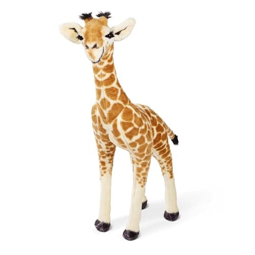 Image of Melissa & Doug Standing Baby Giraffe Plush, Cuddly Toy Giraffe Teddy, Stuffed Animal Cuddly Toys for Girls, Safari Nursery, Plush Toys for 3+ Year Old Baby