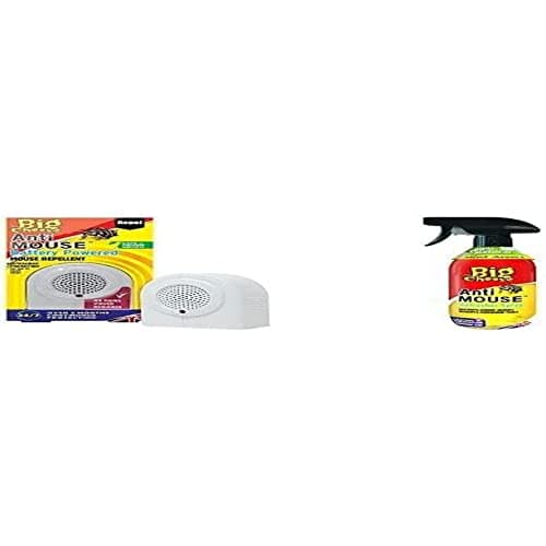 Image of The Big Cheese Anti Mouse Battery Repellent & Anti Mouse Refresher Spray 500ml (Natural, Poison & Chemical Rodent Deterrent)