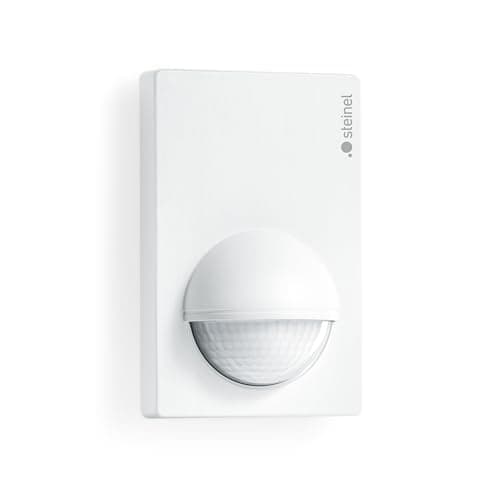 Image of Steinel Motion Sensor IS 180-2 White, PIR Motion Detector, 12 m Reach, max. 1000 W for 6 LED Lights, Twilight Switch