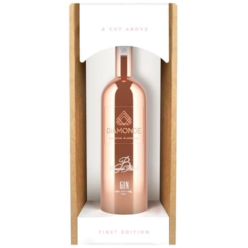 Image of Diamonde Blush Premium Pink Gin Gift - 70cl, 40% ABV - Small Batch Scottish Gin with Strawberry and Raspberry - Luxury Gift Bottle for Cocktails, Gifting & Celebrations