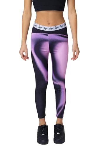 Image of hype Kids Pink Spray Fade Leggings (UK, Age, 13 Years, Regular, Pink)