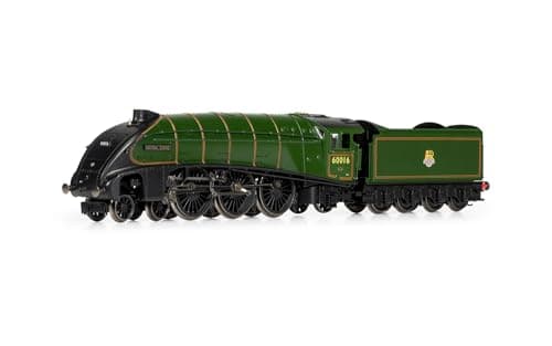 Image of Hornby TT:120 Steam Train - TT3008M BR Class A4 4-6-2 60016 'Silver King' - Era 4 TT Gauge Locomotives for Train Set, Engine Models for Adults - 1:120 Scale Model Gift