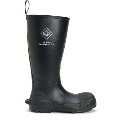 Image of Muck Boots Men's Mudder Tall Safety Waterproof Safety Wellingtons, Black, 9