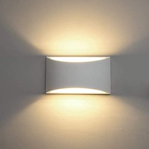 Image of Wall Lights,Led 7W 2 Heads Modern White Ceramic Wall Lamp Acrylic Wall Light Up Down Illumination Transmittance Corridor Lights Apply to Living Room Restaurant Cafe