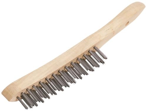 Image of Draper 31569 290 mm 3-Row Wire Scratch Brush