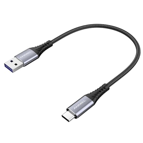Image of ANMIEL USB Type C Cable, USB C to USB 3.0 Cable (0.5M), High Durability, for Samsung Galaxy Note 8, S8, S8+, S9, S10, Sony XZ, LG V20 G5 G6, HTC 10, Xiaomi 5 and More.