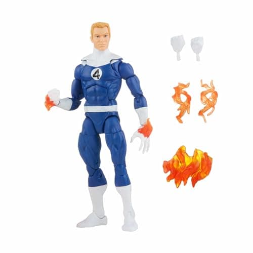 Image of Hasbro, Marvel The Fantastic Four The Human Torch 2 Vintage Legend Figure