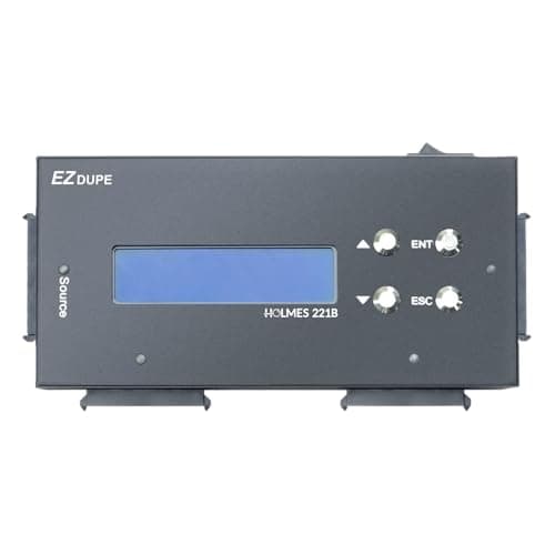 Image of EZ DUPE 1 to 3 SATA 3.5" & 2.5" HDD SSD Forensic Science Duplicator – Standalone Hard Disk Drive Cloner, Copier and Eraser (Forensic Holmes221B)