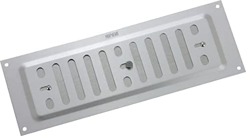 Image of MAP Aluminium Adjustable Air Vent 9” x 3”, Single Brick Hit & Miss Grille Cover (228mm x 76mm), SAA (Silver)