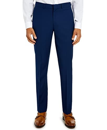 Image of Kenneth Cole REACTION Men's Suit Separates Dress Suit For Men (Jacket, Pants & Vest Sold Separately), Blue, 33W x 30L