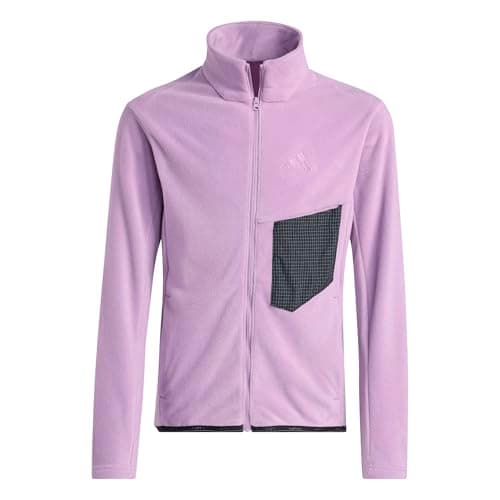 Image of adidas Unisex Kids Terrex Kids Multi Full-Zip Fleece, preloved purple, 5-6 Years