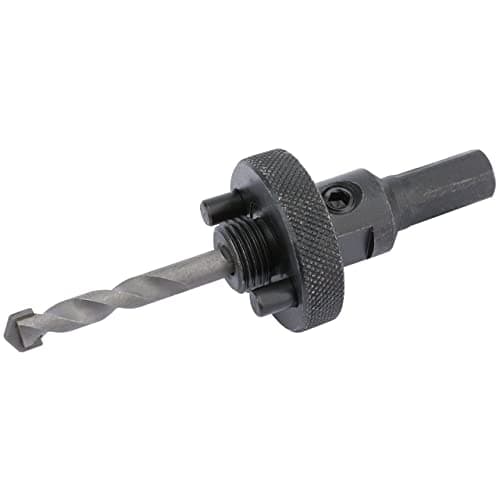 Image of Draper 35345 Expert Carbide Grit Arbor for 32mm-150mm Hole Saws, 7/16", Grey