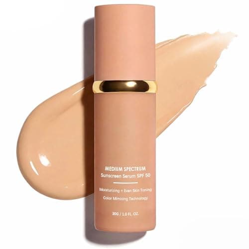 Image of Colour Changing Foundation for Mature Skin, Biomimic 4 In 1 SPF50+, Hydrating Medium Full Coverage, Long Wear Waterproof Concealer