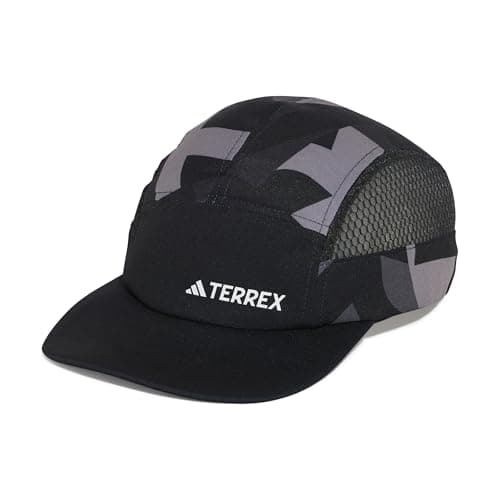 Image of adidas Unisex Terrex Climacool 5PANEL Graphic Cap, Black/Carbon/White, L