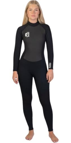 Image of Gul Womens G-Force 3mm Back Zip Wetsuit - Black - 100% D-Flex panels for durability - VELCRO® Brand touch fastener® Brand touch fastener® Brand touch fastener® Brand touch fastener®