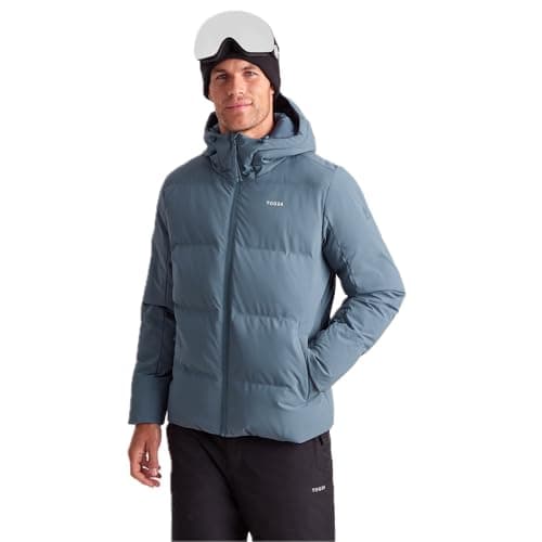 Image of TOG24 Davos Men's Ski Jacket, Windproof, Insulated with Hood, with Snowskirt & Pass Pocket
