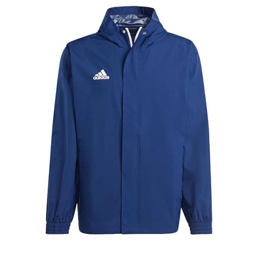 Image of adidas Men's Entrada 22 All-Weather Jacket, Team Navy Blue 2, L