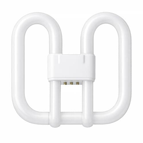 Image of 28W 2D CFL Lamp, 835 Warm White 3500K, 2-Pin GR8, Energy Saving Fluorescent Bulb