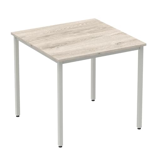 Image of Dynamic Office Solutions Impulse Straight Table Box Frame Leg Grey Oak 800