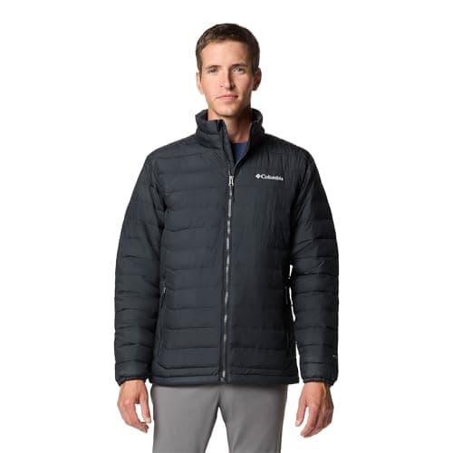 Image of Columbia Men's Powder Lite Jacket, Puffer Jacket, Black, Size S