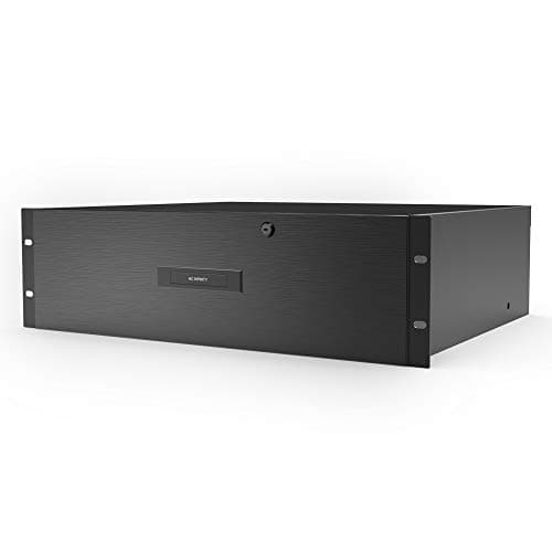 Image of AC Infinity Rack Mount Drawer 3U with Aluminum Faceplate, with Lock and Key, for 48cm Equipment Server AV DJ Cabinets Racks, 19-Inch