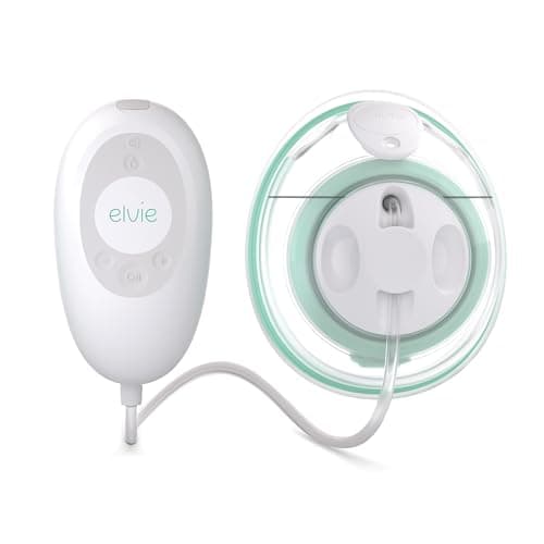 Image of Elvie Stride 1, Single Breast Pump, Electric Breastfeeding Pump, Hands-Free & Portable & Wearable, Newborn Essentials, App-Controlled & Ultra-Quiet