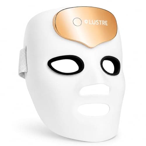 Image of LUSTRE® Renew Anti-Ageing LED Face Mask for Wrinkles & Collagen Support | Blue, Red & Infrared Light Therapy | Firm, Smooth & Refine Skin Texture