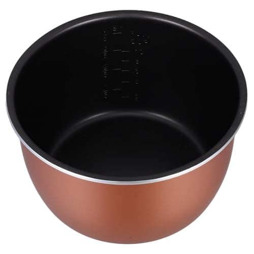 Image of LALADEFIEE Electric Pressure Cooker Aluminum Alloy Inner Pot 5L Non-Stick Replacement Pan with High-Efficiency Heating for Rice and Stew Preparation