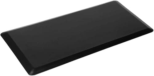 Image of Marlow Anti Fatigue Mat Standing Desk Rug - Comfort Foam Cushioned Mat - Non-Slip and Waterproof for Standing Desk, Kitchen, Home Office or Any Floor (71cm x 44cm, Black)