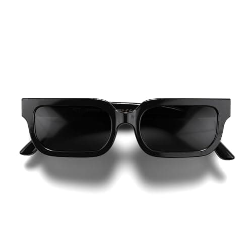Image of LONDON MOLE® Icy sunglasses | Cool rectangular shaped glasses | Men’s Women’s Unisex | Spring hinges