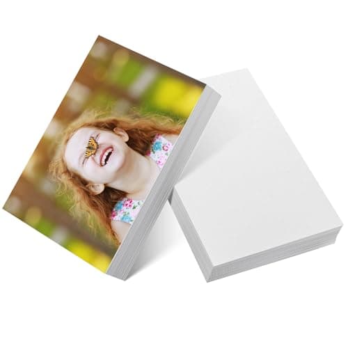 Image of 50 Sheets Glossy Photo Paper A4, White Photographic Paper Photo for Inkjet Printer, Picture Printer Photographic Glossy Paper Perfect for Photo Prints and Creative Projects, 200 g/m²