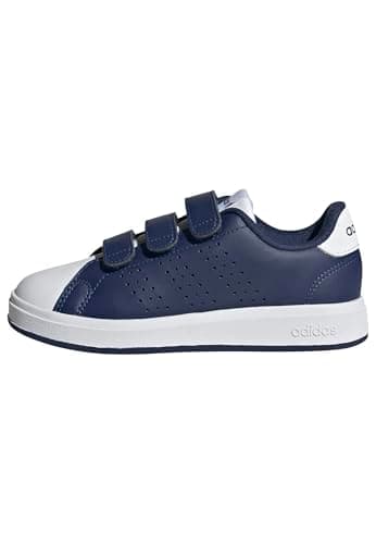Image of adidas Unisex Kids Advantage Base 2.0 Shoes Children, Dark Blue/FTWR White/Grey Two, 2.5 UK