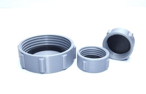 Image of Hot Tub Safety Caps Compatible with Lay Z Spa to Prevent Debris from Entering the Hot Tub Hose Pipe Drain Valve Blanking End Caps