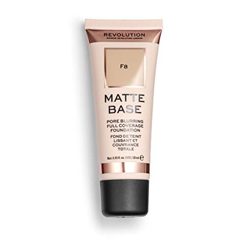 Image of Revolution Beauty London, Matte Base, Foundation, F8, 28ml