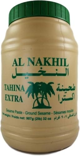 Image of Tahina Tahini Ground Sesame Seeds Oil Paste Al Nakhil 100% Natural 907g