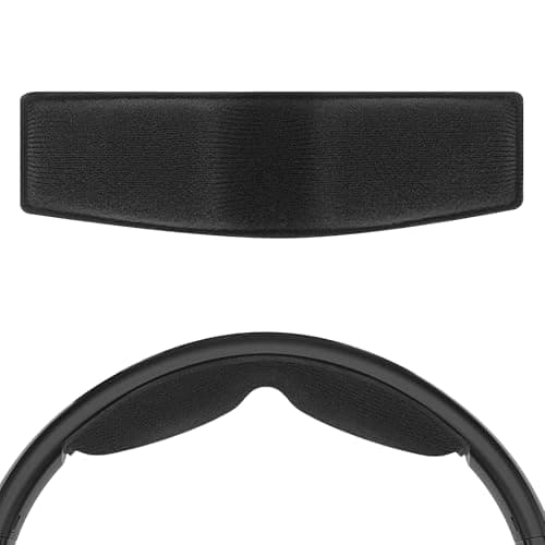 Image of Geekria Velour Headband Pad Compatible with Sennheiser HD620S, HD400 Pro, HD560S Headphones, Replacement Band Repair Part (Black)