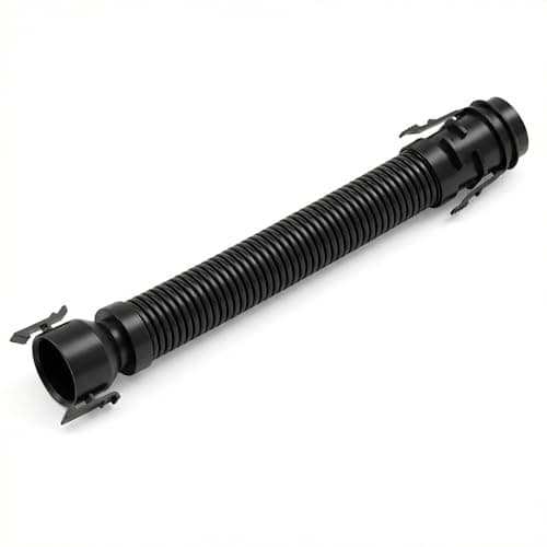 Image of Air Intake Breather Hose Pipe for BMW, Air Filter Intake Breather Pipe Compatible with BMW 1 3 4 5 6 7 Series X1 X3 X4 X5 X6, Plastic Car Air Filter Intake Hose Replacement, OEM 13717803842