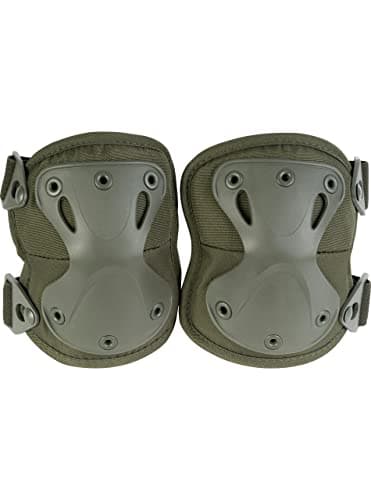 Image of Viper TACTICAL Knee Pads Hard Shell, Lightweight 310g knee pads for work with Anti-Slip Foam and Quick-Release Straps – Ideal for Airsoft, Paintball, Hunting – Green